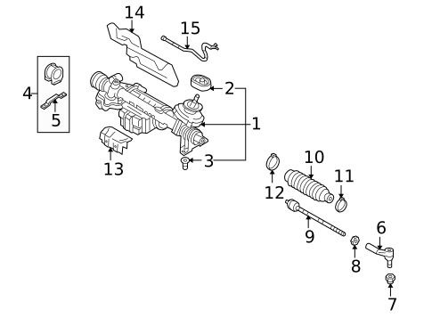 Steering Gear & Linkage for 2015 Volkswagen Golf #12