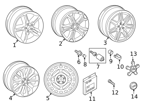 Wheels for 2013 Audi A6 #1