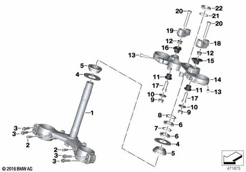 Telescopic Forks, Telelever for 2020 BMW-Motorrad S 1000 R #0