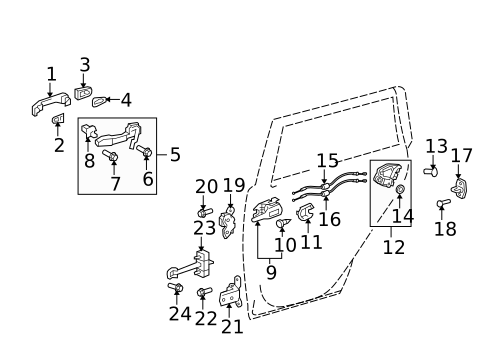 Rear Door for 2012 Scion xB #1