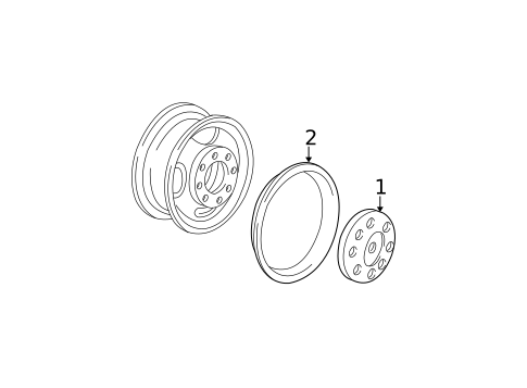 Covers & Trim for 1997 GMC C2500 Pickup #5