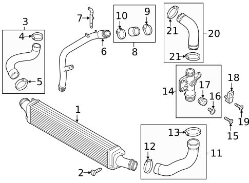 Intercooler for 2016 Audi A7 Quattro #0