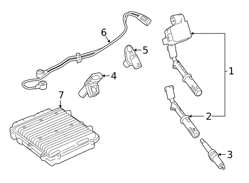 Ignition System for 2018 Mercedes-Benz GLE550e #0