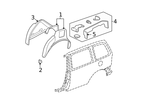 Inner Structure for 1999 Chevrolet Venture #2