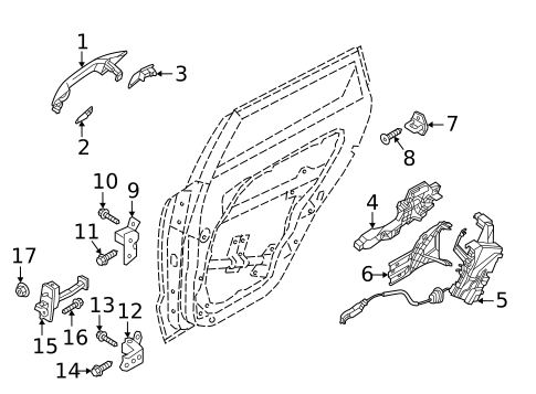 Lock & Hardware for 2023 Kia Sportage #1