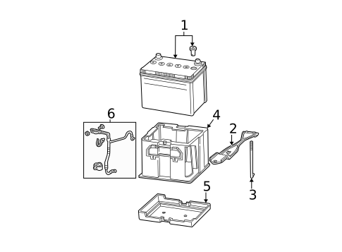 Battery for 2006 Honda CR-V #0