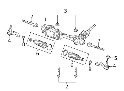Steering Gear & Linkage for 2022 Cadillac CT5 #7