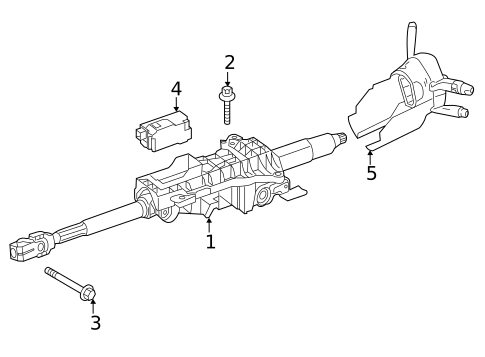 Steering Column Assembly for 2023 Mercedes-Benz Metris #2