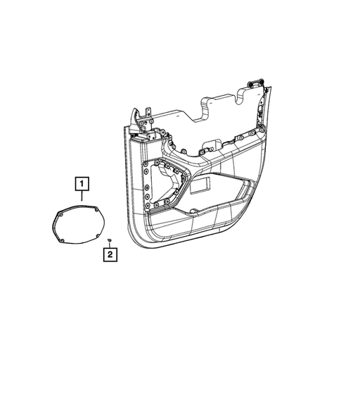 Radio, Antenna, Speakers, DVD, and Video systems for 2022 Jeep Grand Wagoneer #7