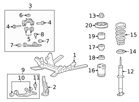 Suspension Components for 2014 Cadillac CTS #9