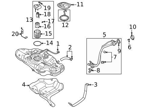 Fuel System Components for 2024 Hyundai Elantra N #0