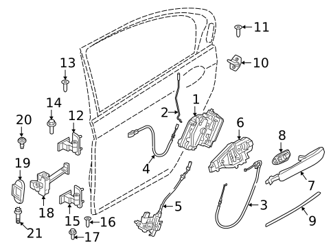 Lock & Hardware for 2020 BMW 740i #2