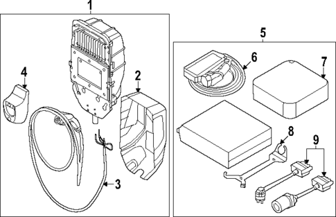 Electrical Components for 2022 Ford Mustang Mach-E #3