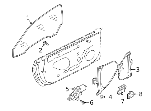 Front Door for 2023 Audi A5 Quattro #2