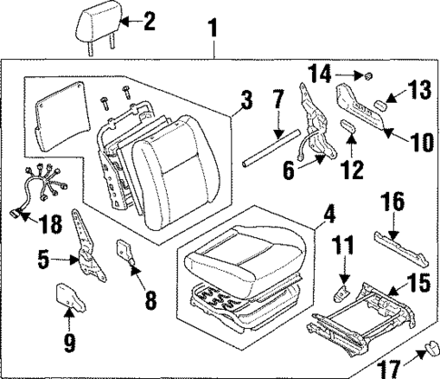 Power Seats for 1997 INFINITI Q45 #1