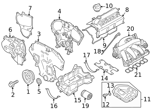 Engine Parts for 2023 Nissan Pathfinder #9