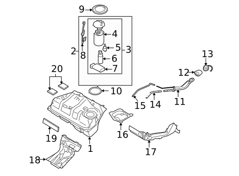Fuel System Components for 2015 Mazda MX-5 Miata #0