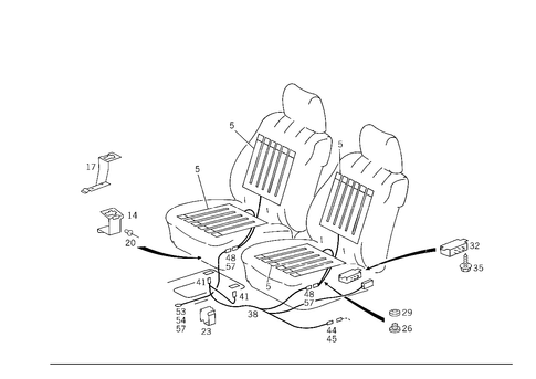 Seat Heating for 1988 Mercedes-Benz 300E #1