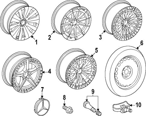 Wheels for 2022 Mercedes-Benz EQS 580 #0