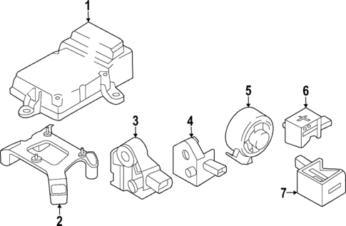Air Bag Components for 2025 BMW 330i #24