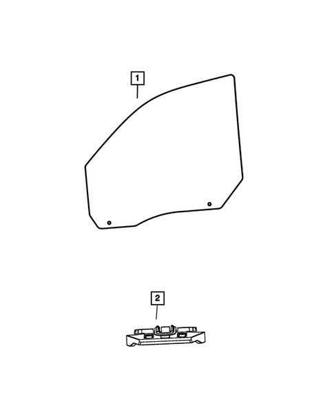 Glass and Interior Rearview Mirror for 2026 Ram 3500 #5