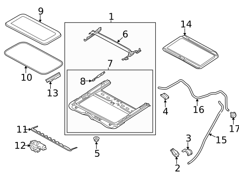 Sunroof for 2013 INFINITI JX35 #1