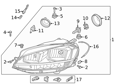 Bulbs - Chassis for 2020 Volkswagen Golf #0