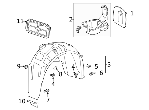 Quarter Panel & Components for 2020 Cadillac CT4 #0