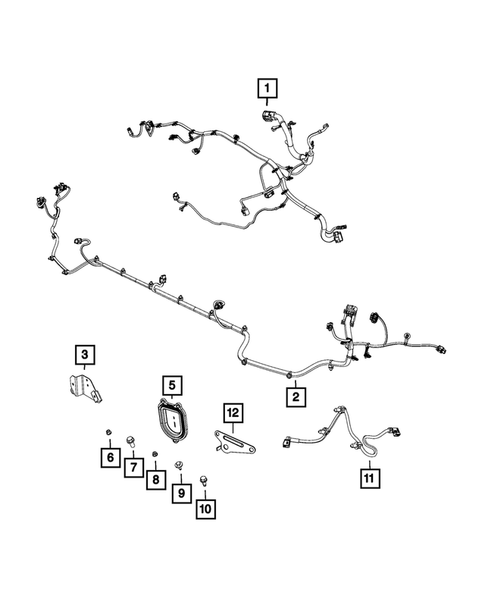 Wiring, Headlamp to Dash for 2022 Ram 1500 #1