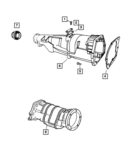 Case and Extension for 2001 Dodge Dakota #3