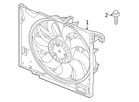 Cooling Fan for 2013 Jaguar XJ #0