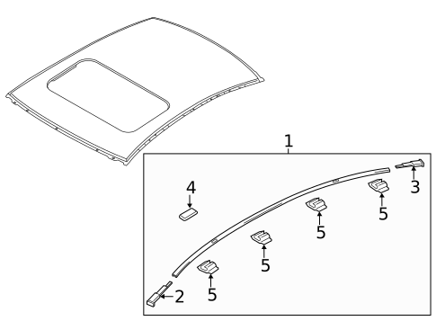 Exterior Trim - Roof for 2016 Mazda 6 #0