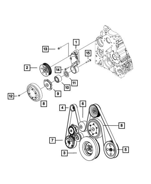 Pulleys and Related Parts for 2010 Dodge Ram 3500 #0