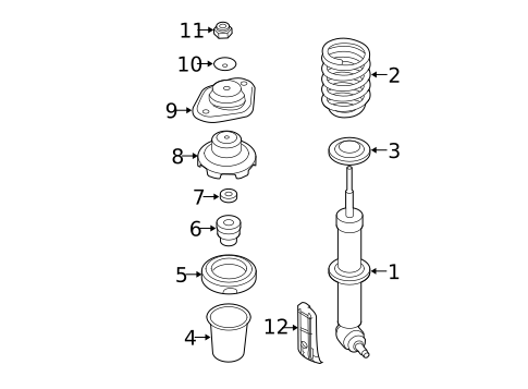 Struts & Components for 2013 Mini Cooper #0