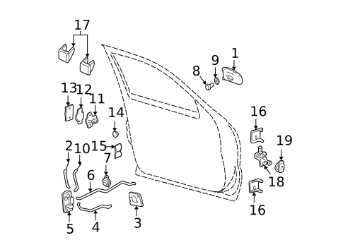 Lock & Hardware for 2007 Chevrolet Silverado 1500 Classic #0