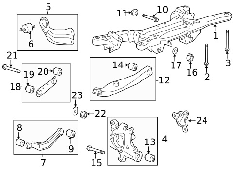 Rear Suspension for 2014 Chevrolet Malibu #1