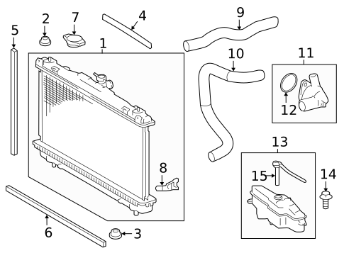 Cooling System for 2016 Toyota Camry #2
