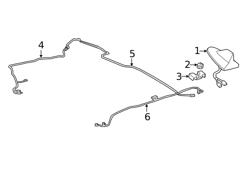 Antenna & Radio for 2014 Lexus LX570 #0