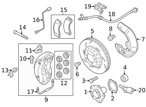 Brake Components for 2020 Porsche Panamera #8
