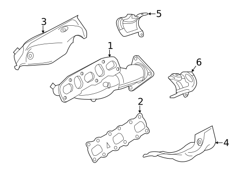 Exhaust Manifold for 2019 INFINITI Q70 #6