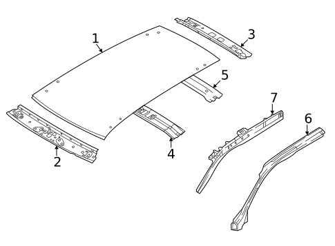 Roof & Components for 2019 Volkswagen Tiguan #0