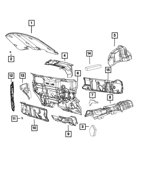 Carpets, Floor Mats, Load Floor, and Silencers for 2019 Dodge Journey #0