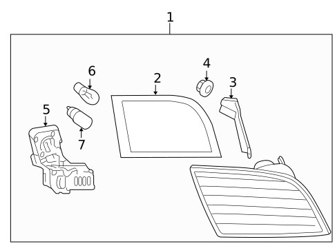 Bulbs - Chassis for 2010 Audi A3 Quattro #4