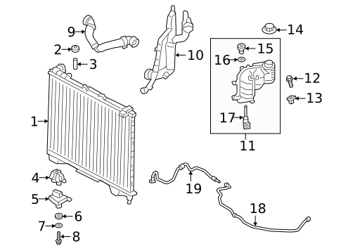 Radiator & Components for 2024 Land Rover Range Rover Velar #4