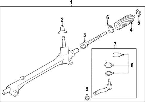 Steering Gear & Linkage for 2025 Toyota GR86 #0