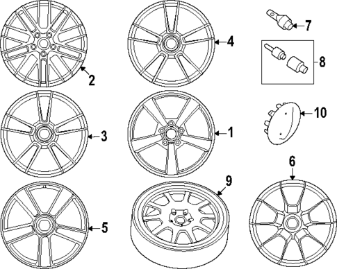 Wheels for 2023 Porsche 911 #0