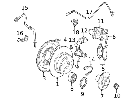 Rear Brakes for 2000 BMW 323Ci #0