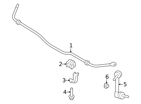 Stabilizer Bar & Components for 2018 INFINITI QX80 #0