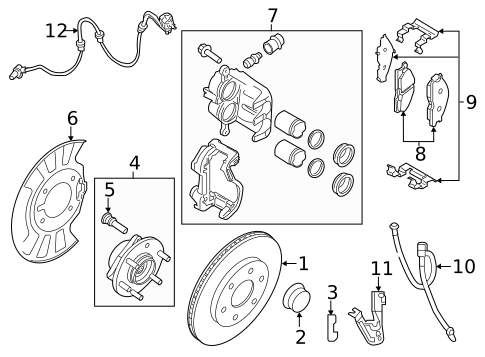 Front Brakes for 2014 INFINITI QX80 #0