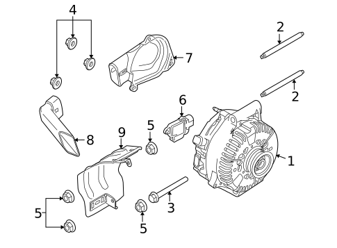 Alternator for 2011 Ford Focus #0
